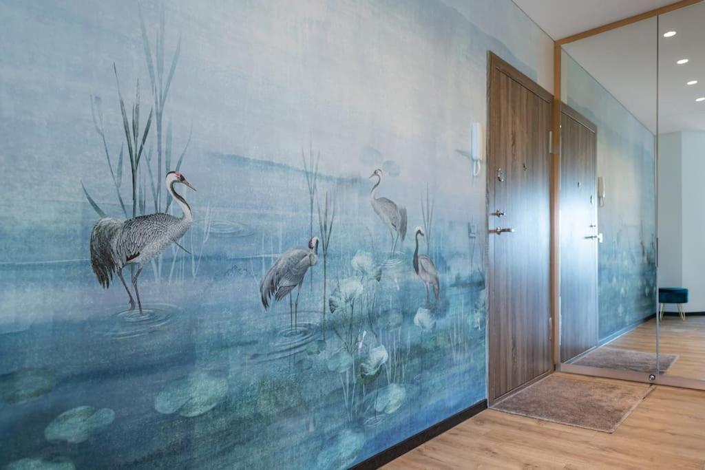 Bright Kaunas Apartment With Castle View ภายนอก รูปภาพ